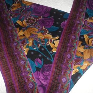 Vintage Oscar de la Renta silk scarf